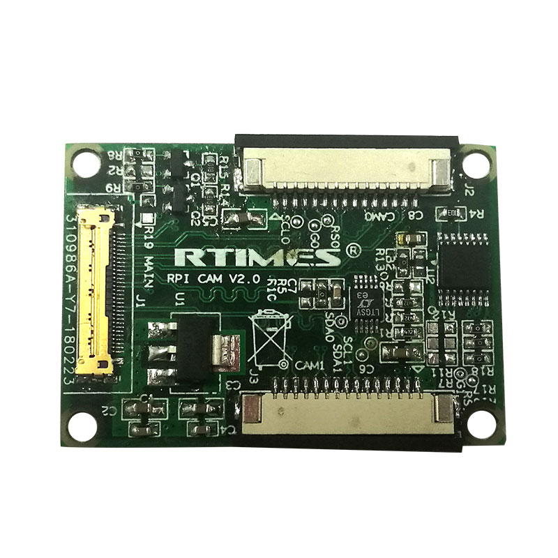 2x2Lanes Raspberry Pi V2 MIPI Camera Input Board